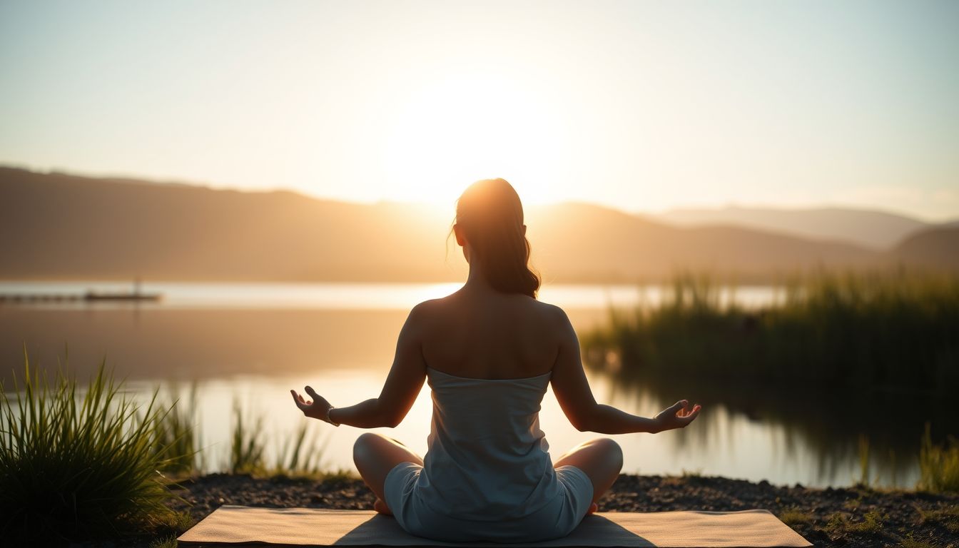 A meditáció álomban belső békét és lelki tisztulást jelképez.