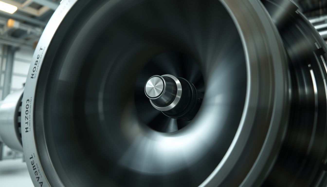 A gyorsan forgó turbina az életerő és energia szimbóluma.