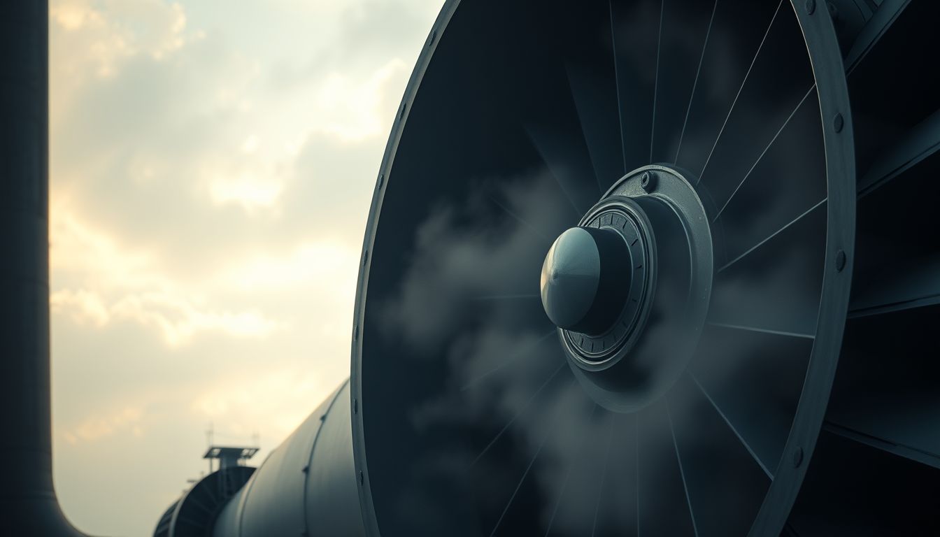Álmodni egy leállt turbináról az energiaveszteség jelképe.