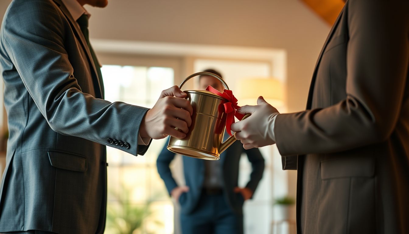 A kanna ajándékozása békét és bőséget jelképez az álomban.