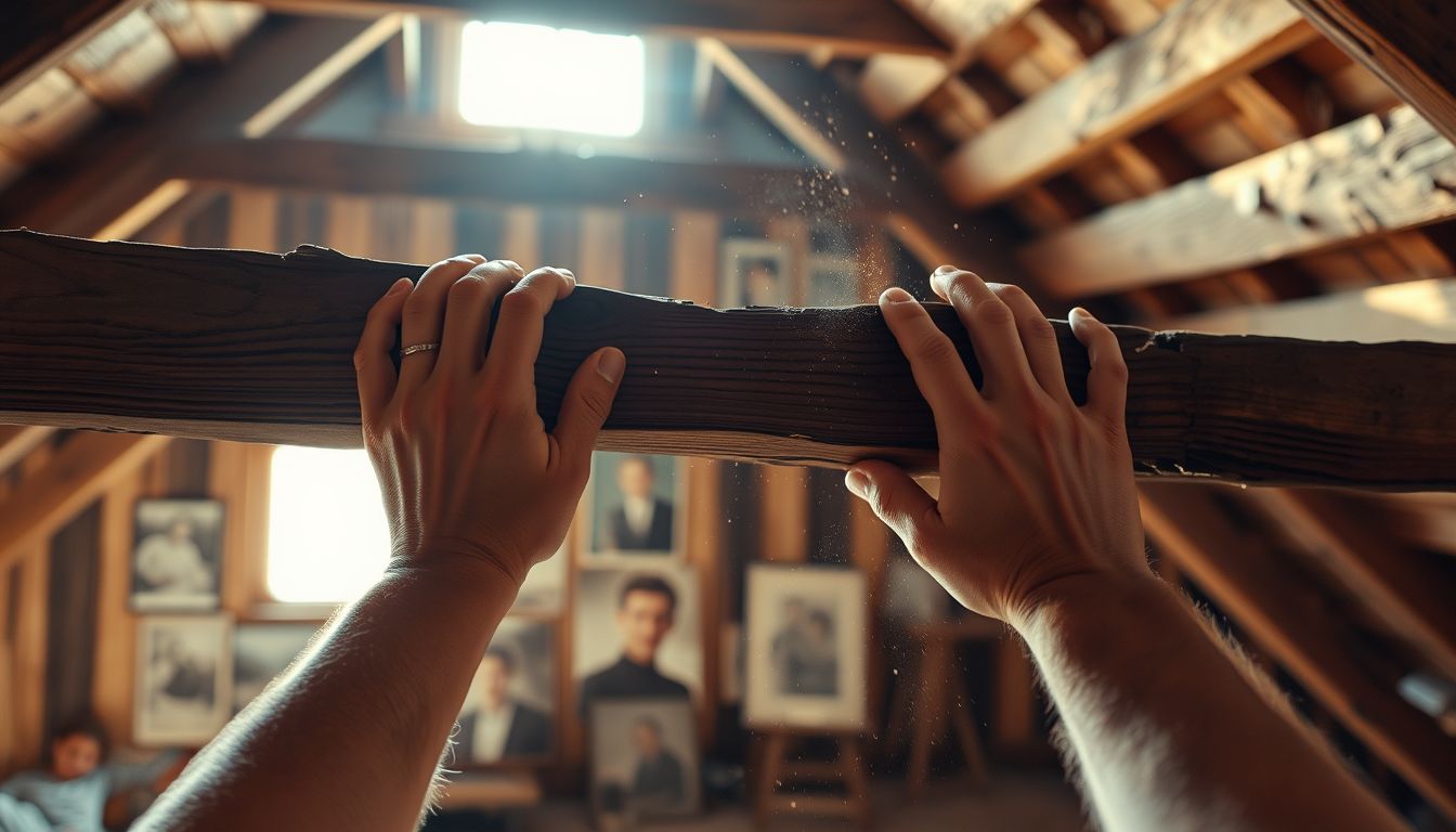 A gerendák bontása álomban a régi kapcsolatok lezárását jelzi.