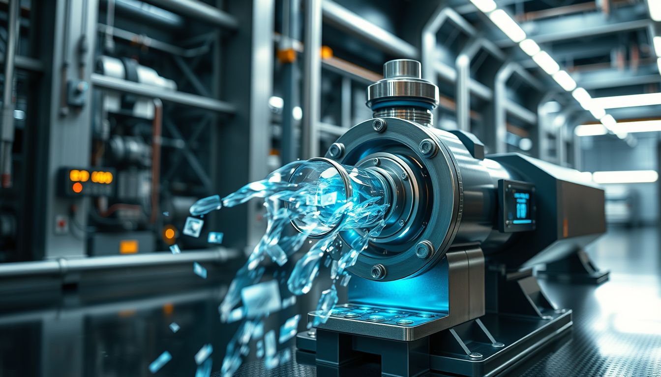 A modern szivattyú az innováció és energiahatékonyság szimbóluma.