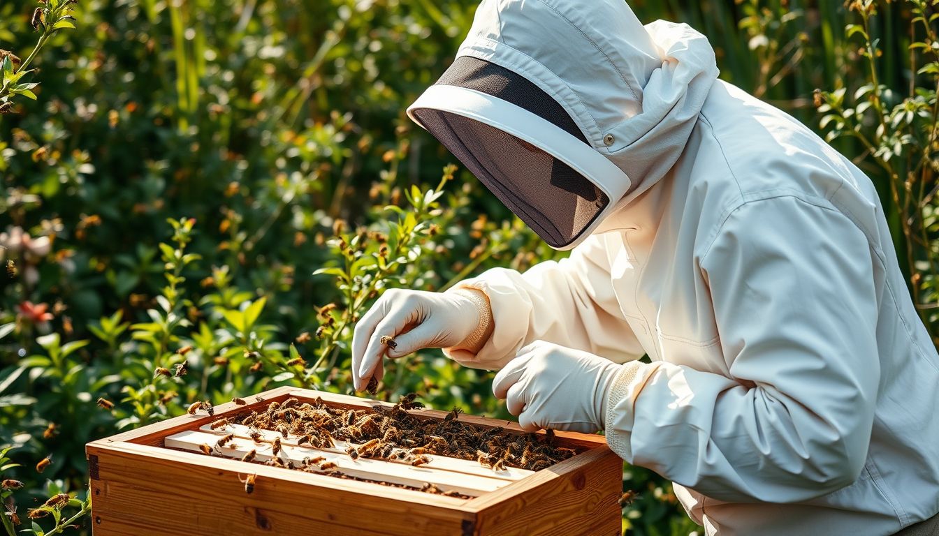 A méhész ruházata az álomban védelem és irányítás jelképe.