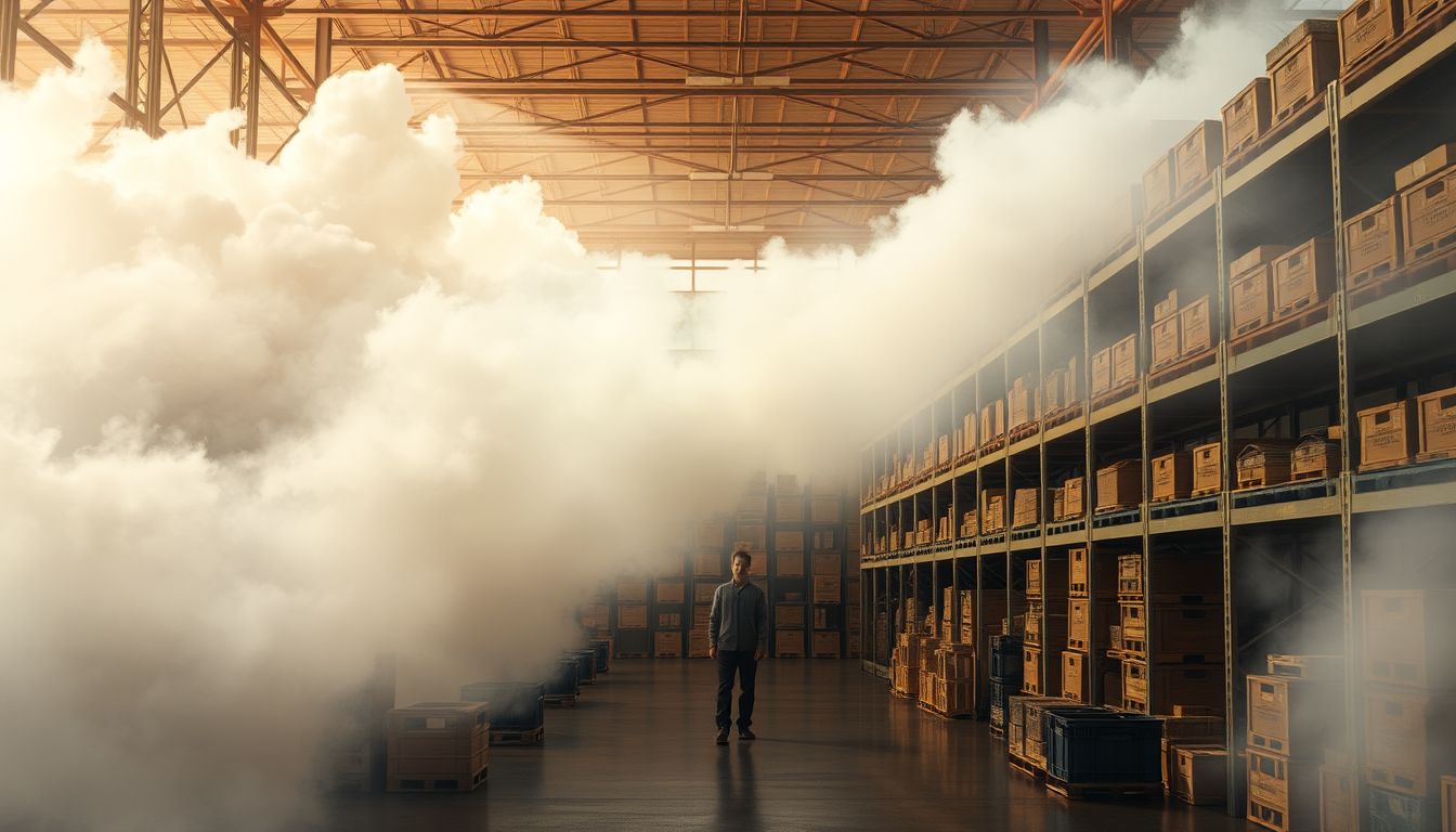 A raktár álom az életünk szervezésének és rendjének jelképe.