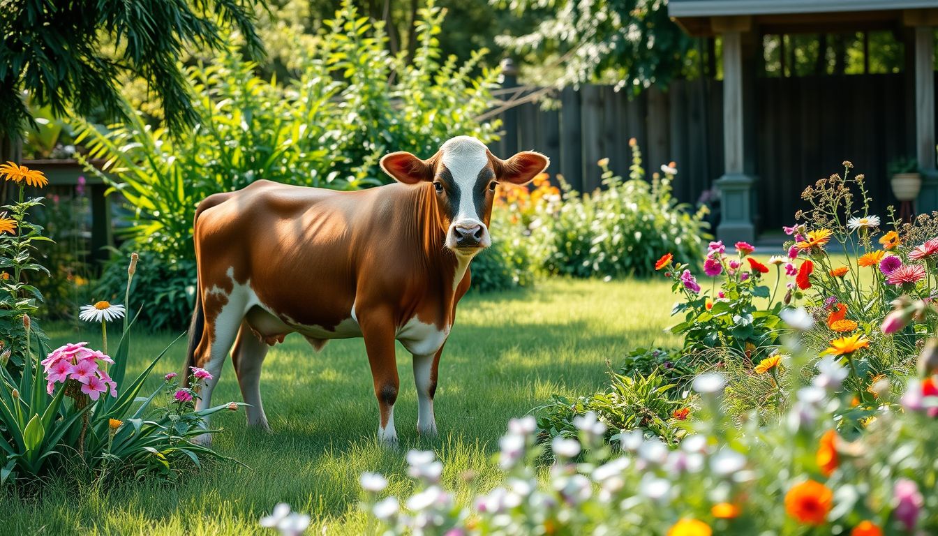 Álmodni szarvasmarháról a kertben a bőség jele.