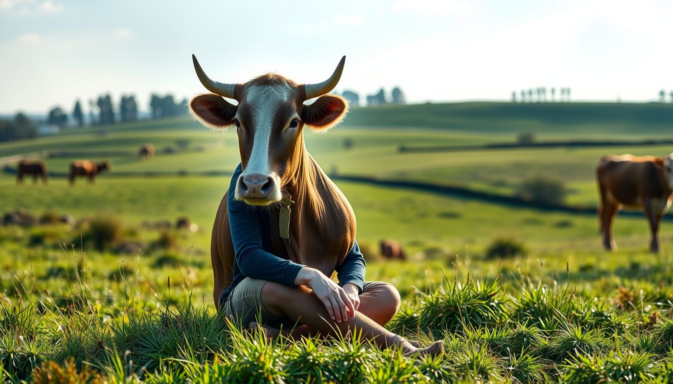 Álmokban szarvasmarhával beszélni a kommunikációt és békét jelzi.
