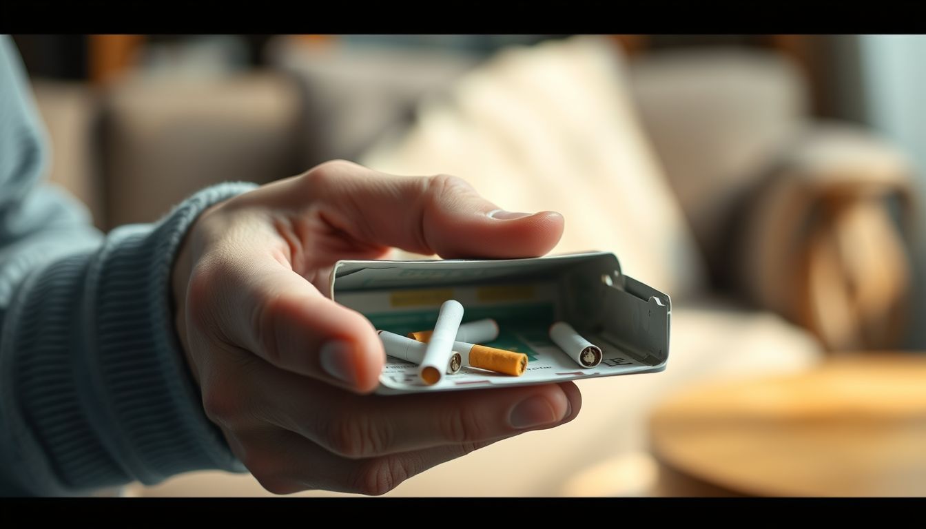 Az elfogyott cigaretta álma a hiányérzet jelképe lehet.