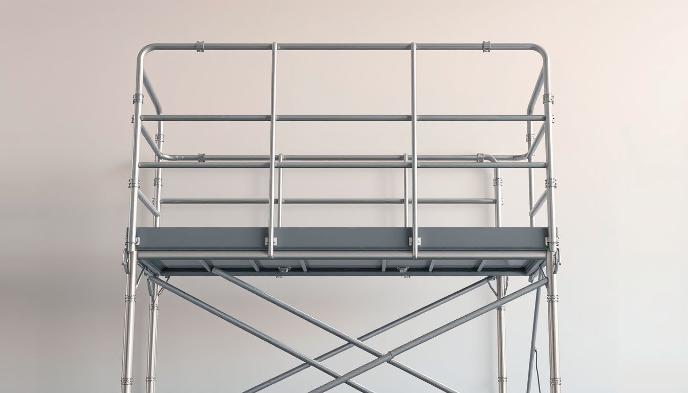 A fém állvány álomban stabilitást és erős alapokat jelképez.