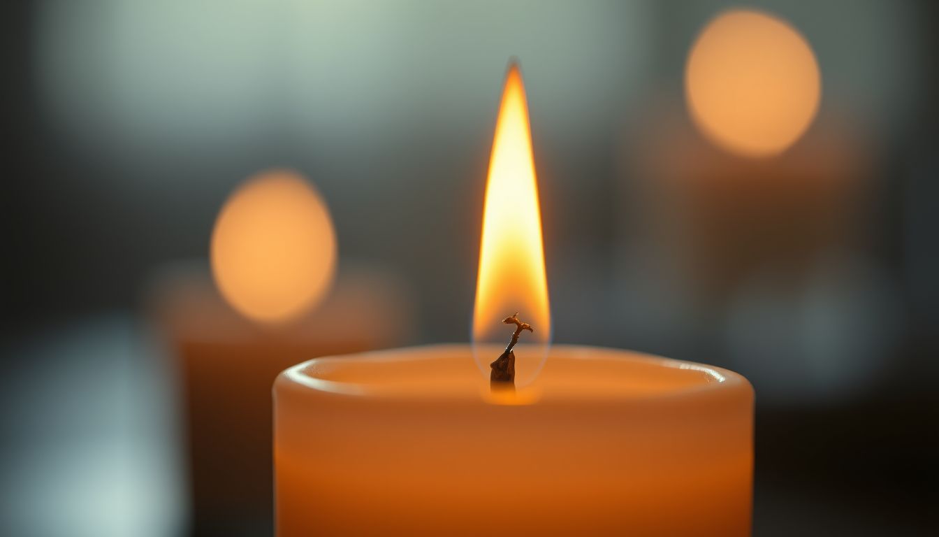A gyertya kanóc álomban a belső fényt szimbolizálja.