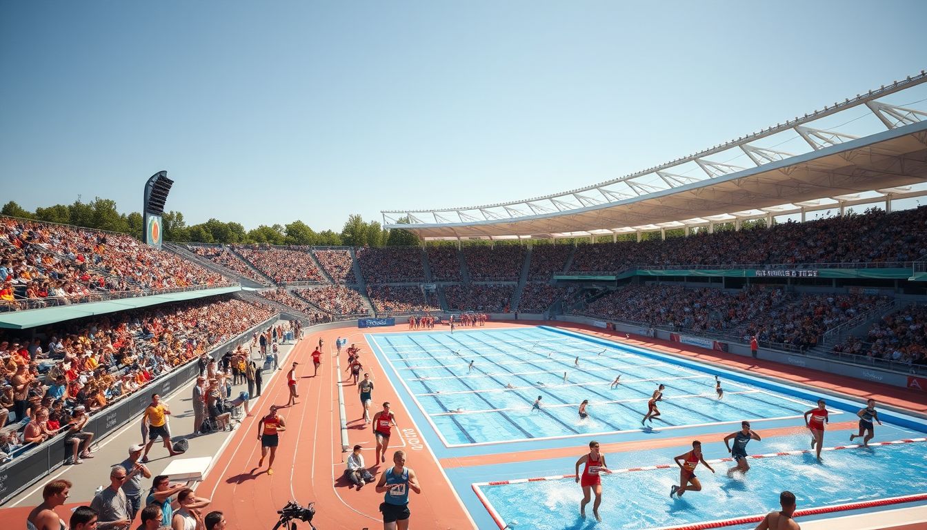 Júliusi olimpiai álmok a kitartás és győzelem szimbólumai.