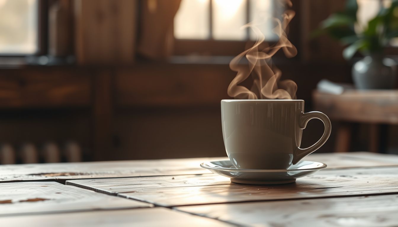 A kávé illata álomban a friss kezdeteket jelzi.