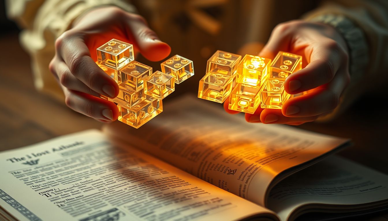 A Lego álmok a teremtés spirituális útját szimbolizálják.