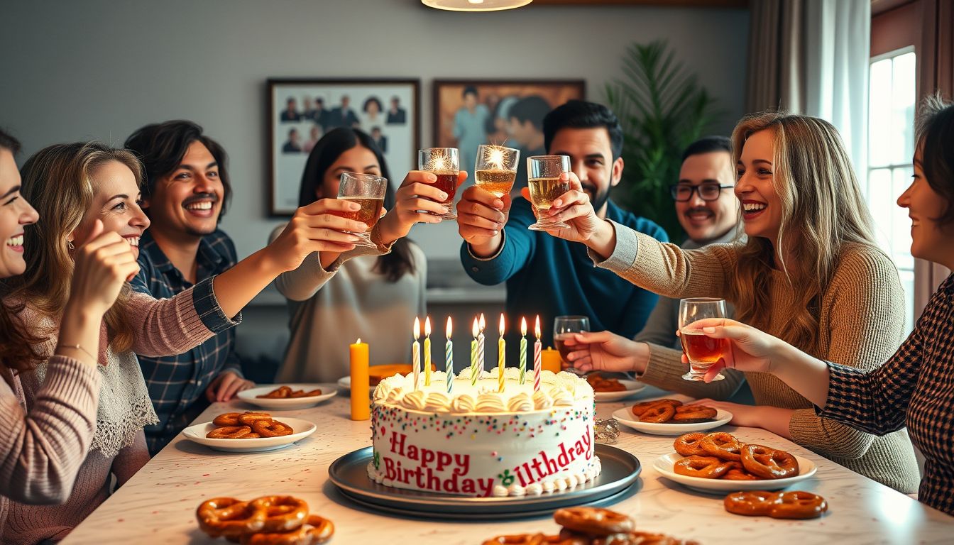 A prézli születésnapon álmában sikeres ünneplést jelez.
