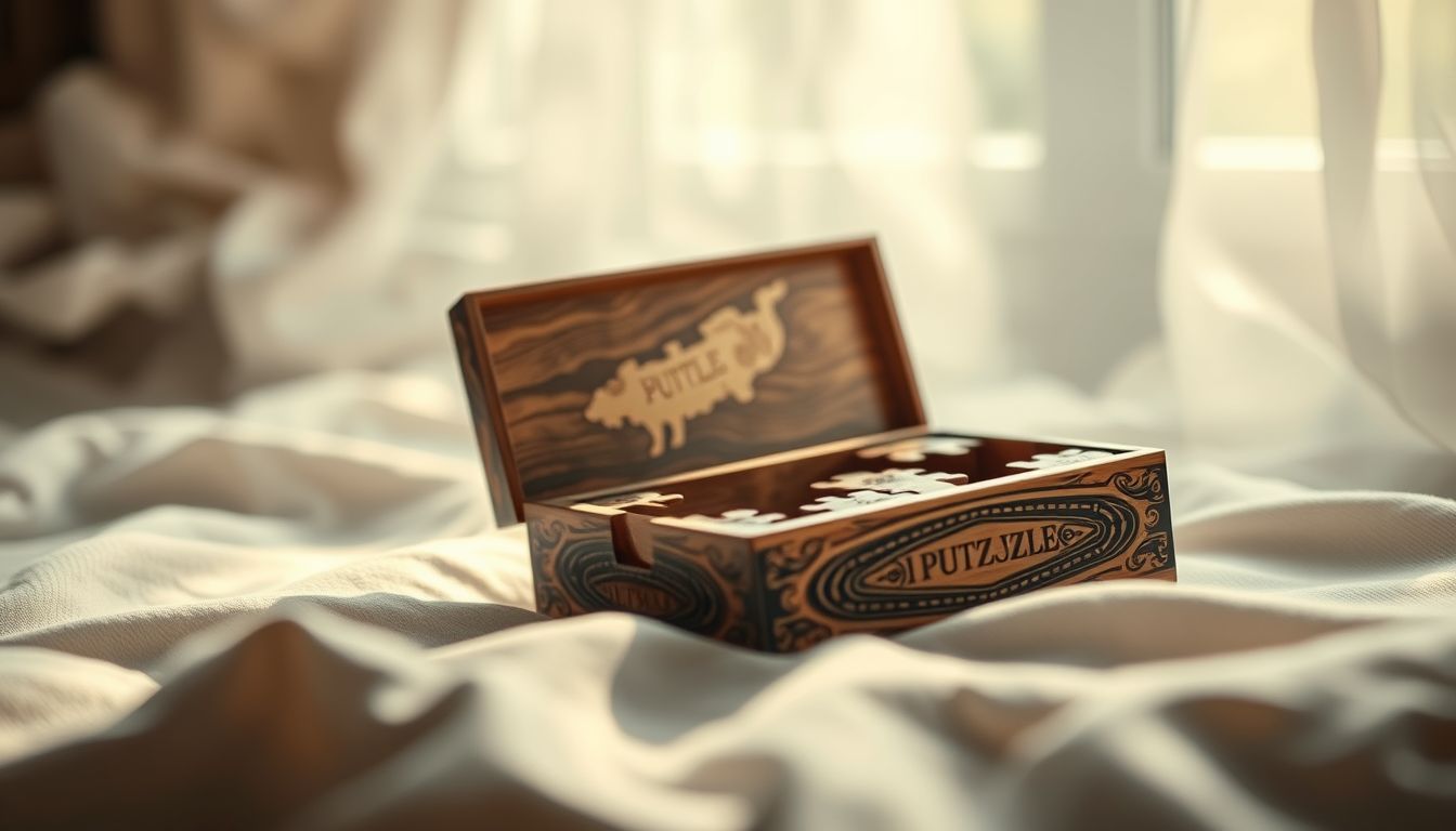 A puzzle doboz látása álomban problémamegoldásra és kreativitásra utal.