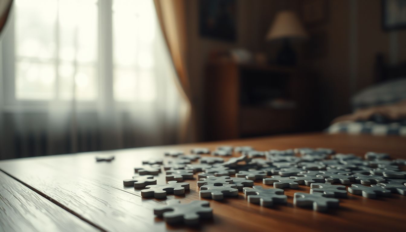 Az elveszett puzzle darabok az életed hiányzó részeire utalnak.