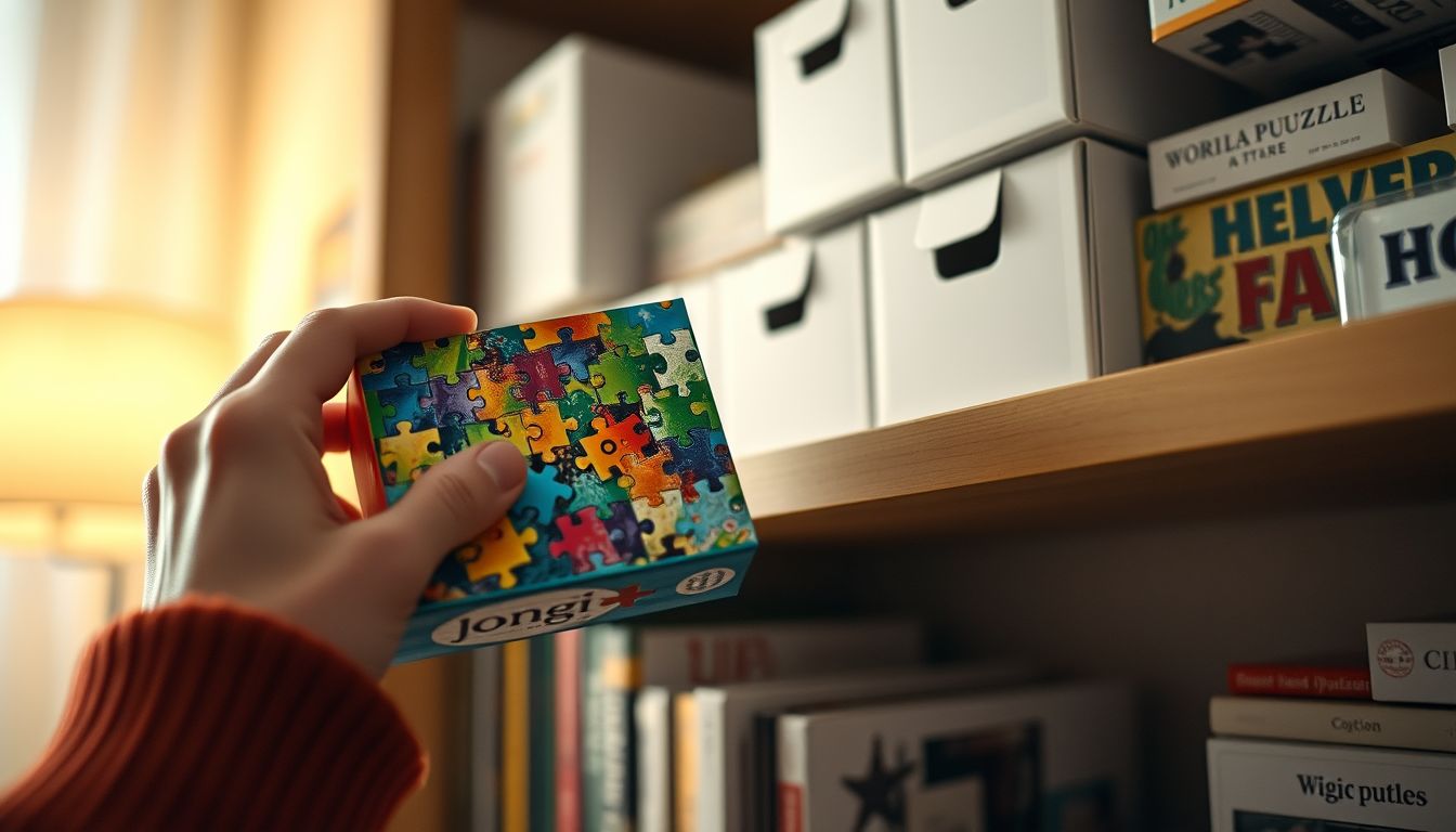 A puzzle vásárlása álomban új kihívások és megoldások jele.