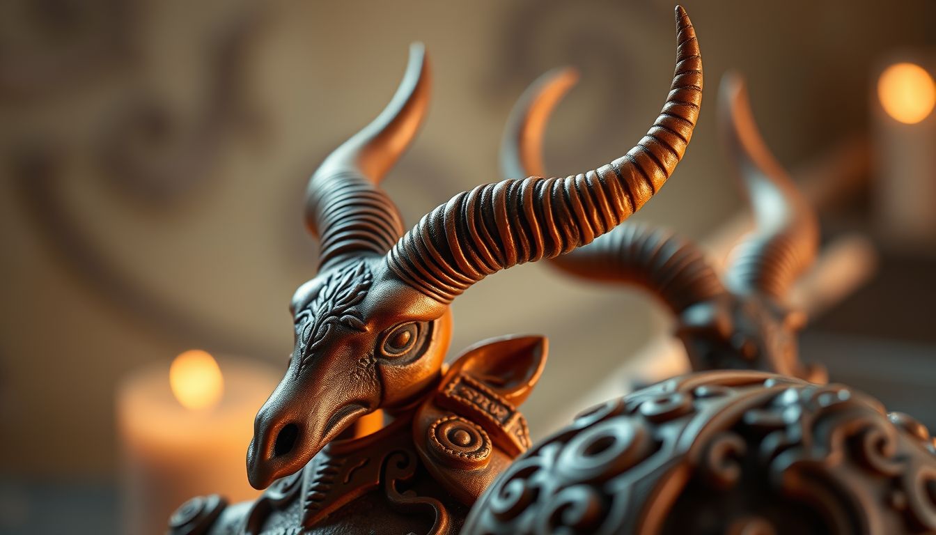 Szárvakkal díszített tárgyak álomban hatalom és védelem szimbólumai.