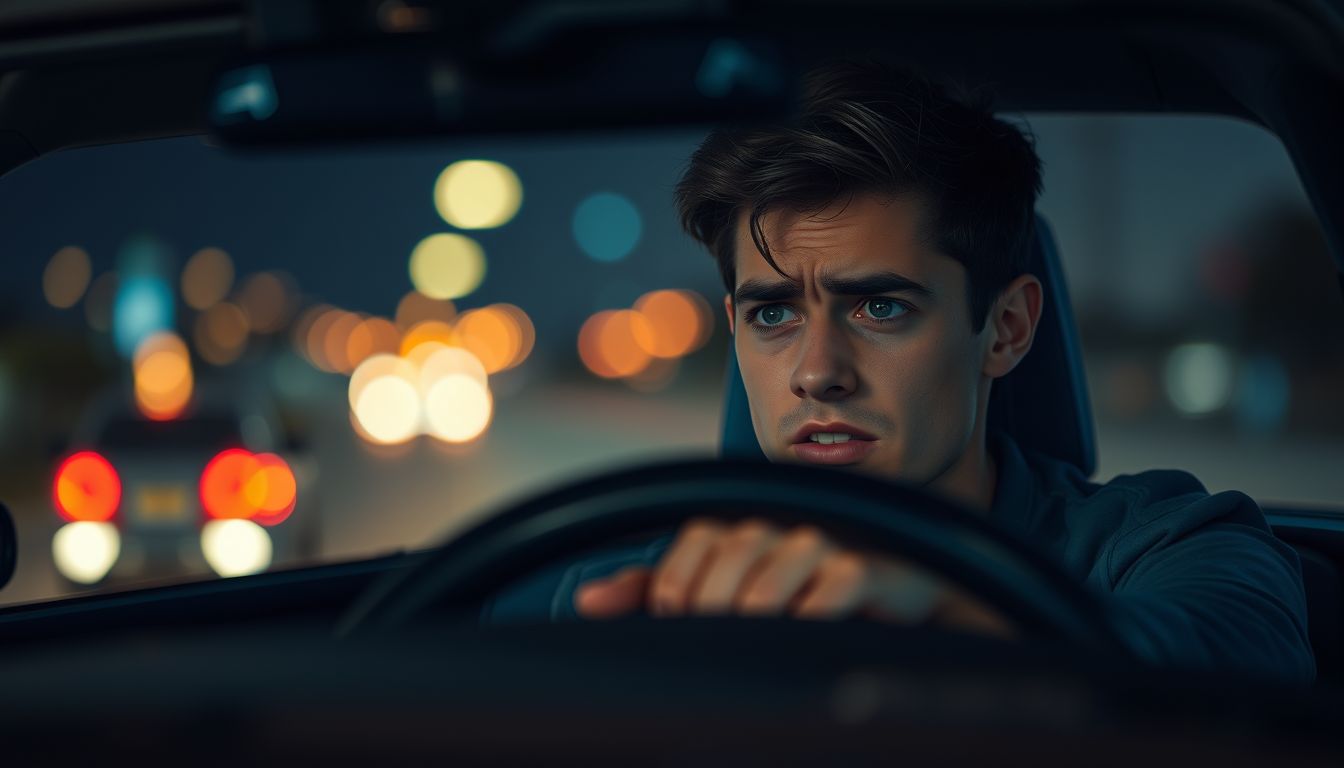 Az álombeli részeg vezetés a kontroll elvesztését jelzi.