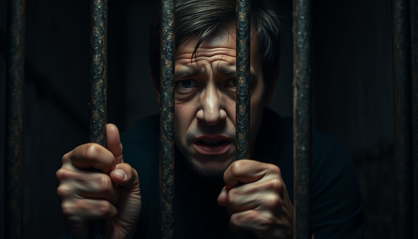 A 12. Szörnyű fogság álmában a bezártság mély félelmet jelképez.