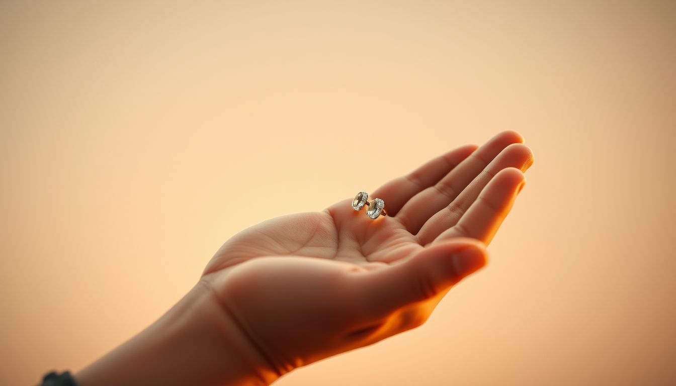 A fülbevaló ajándék álomban elfogadást és szeretetet jelképez.