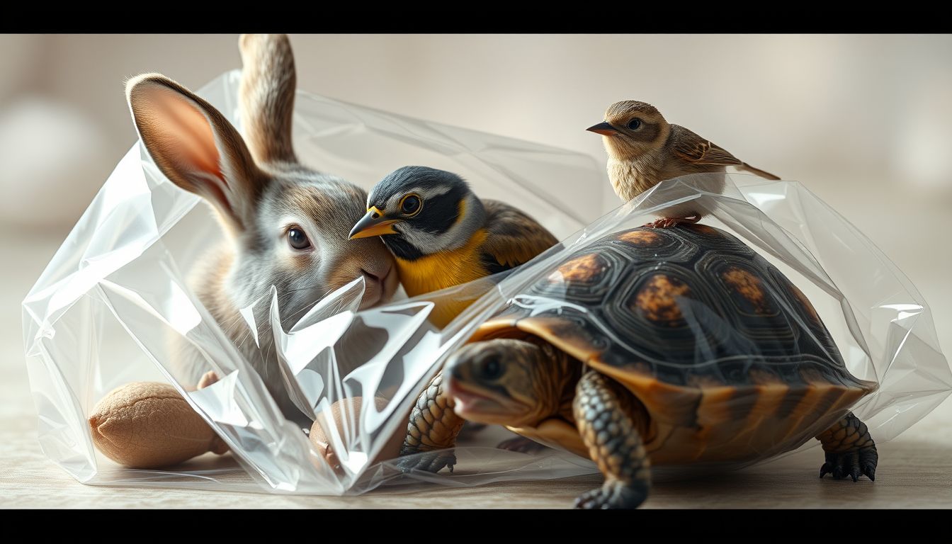 A fóliával védett állatok álma belső védelem szükségét jelzi.