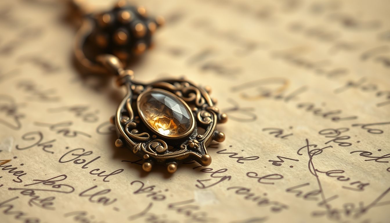 A régi fülbevaló az álomban a múlt titkait őrzi.