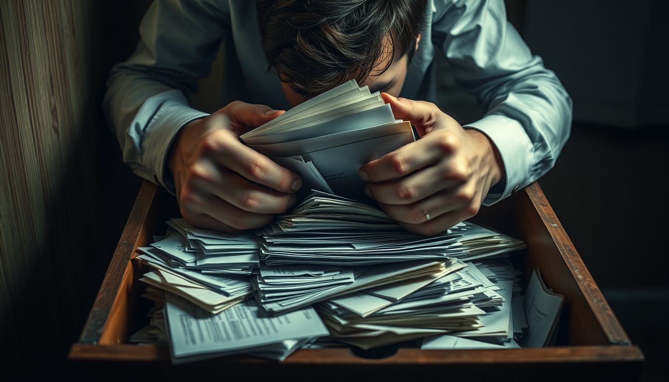 Az eltitkolt adósság álomban rejtett bűntudatot jelez.