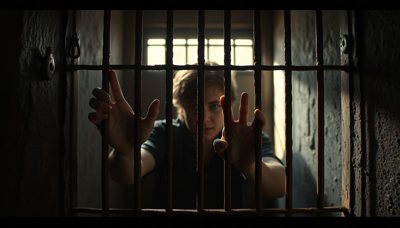 A fogság álomban belső korlátokat és elfojtott érzéseket jelképez.