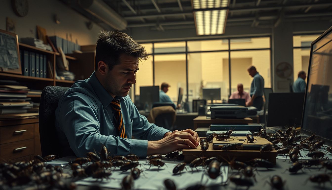 A svábbogár álom a munkahelyi stressz és konfliktusok jelképe.