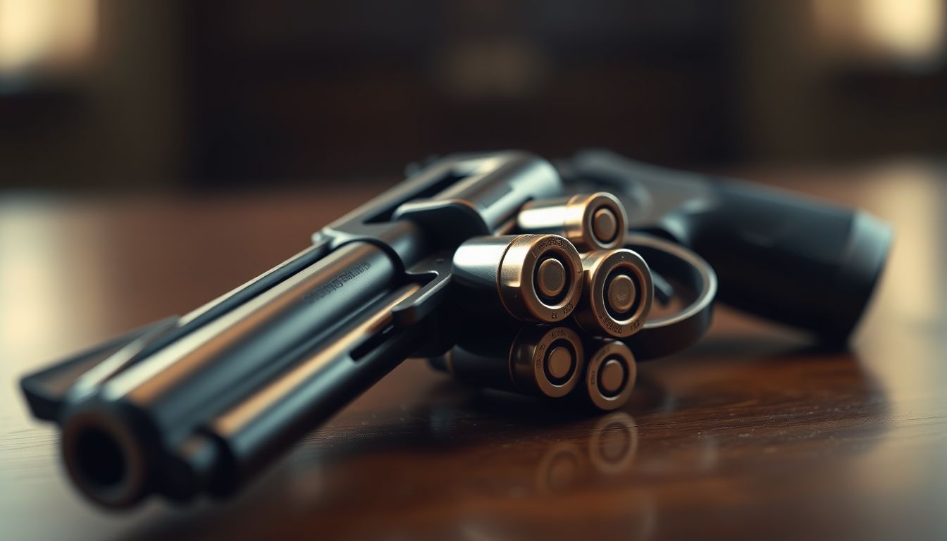 A töltött revolver hatalom és készenlét szimbóluma álmaidban.