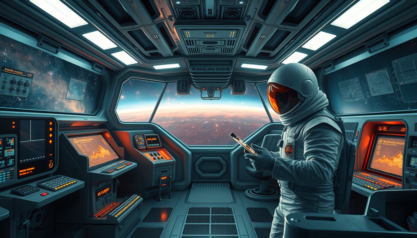 Az űrhajó laboratóriuma az ismeretlen felfedezésének szimbóluma.