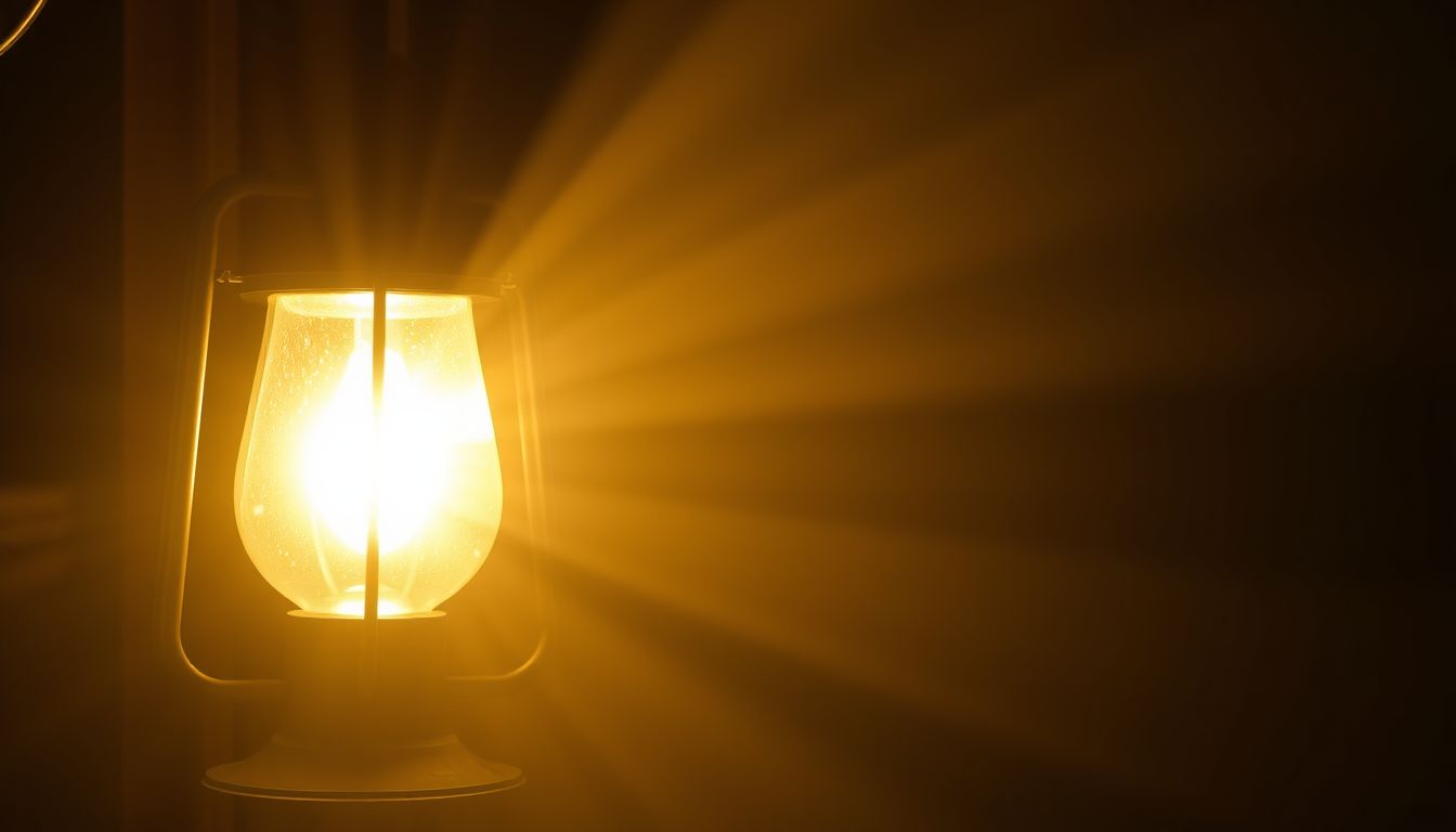A lámpa álomban a belső fény és új kezdet szimbóluma.