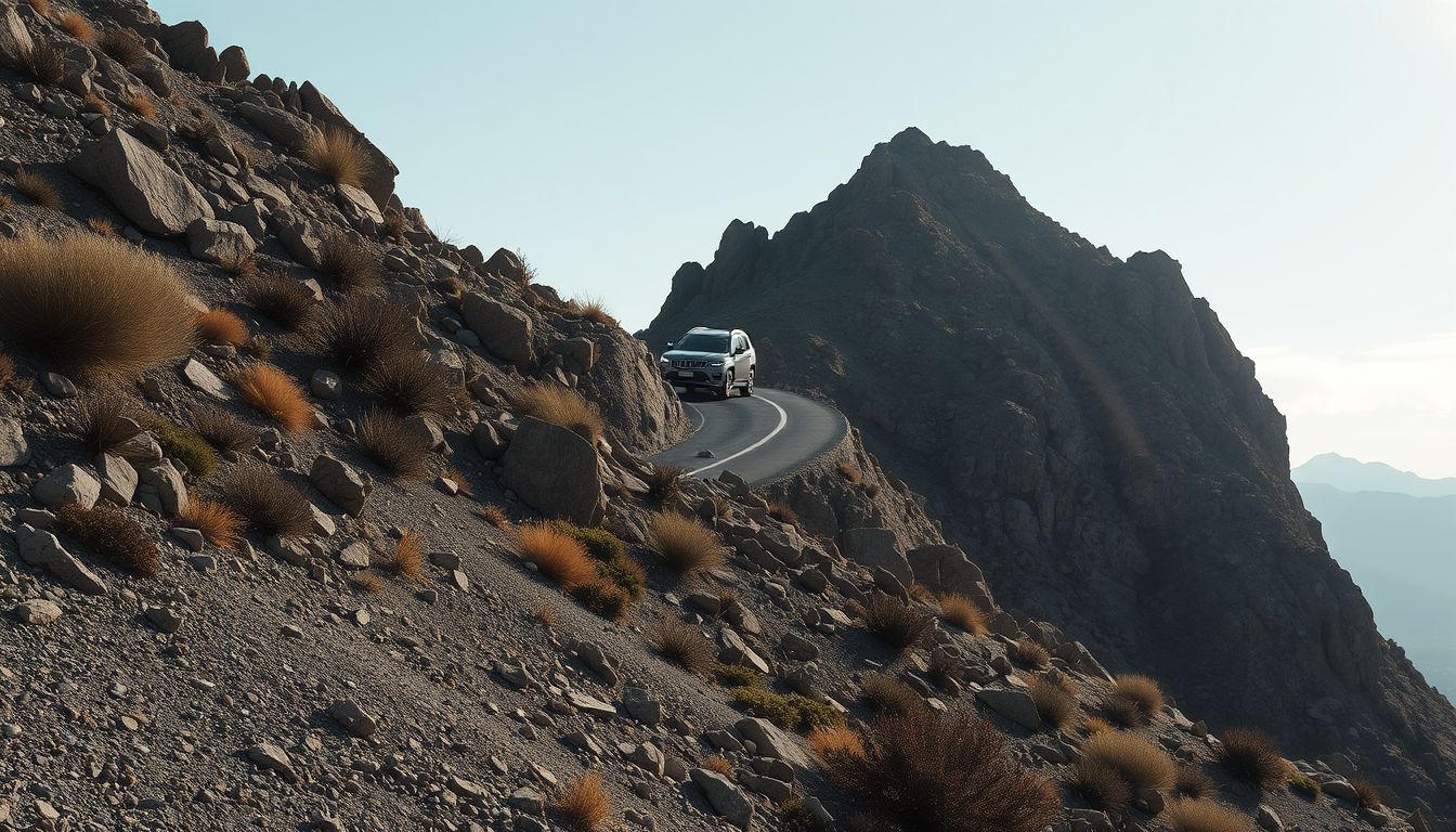 Az autós hegyre mászás álomban célok elérését jelzi.