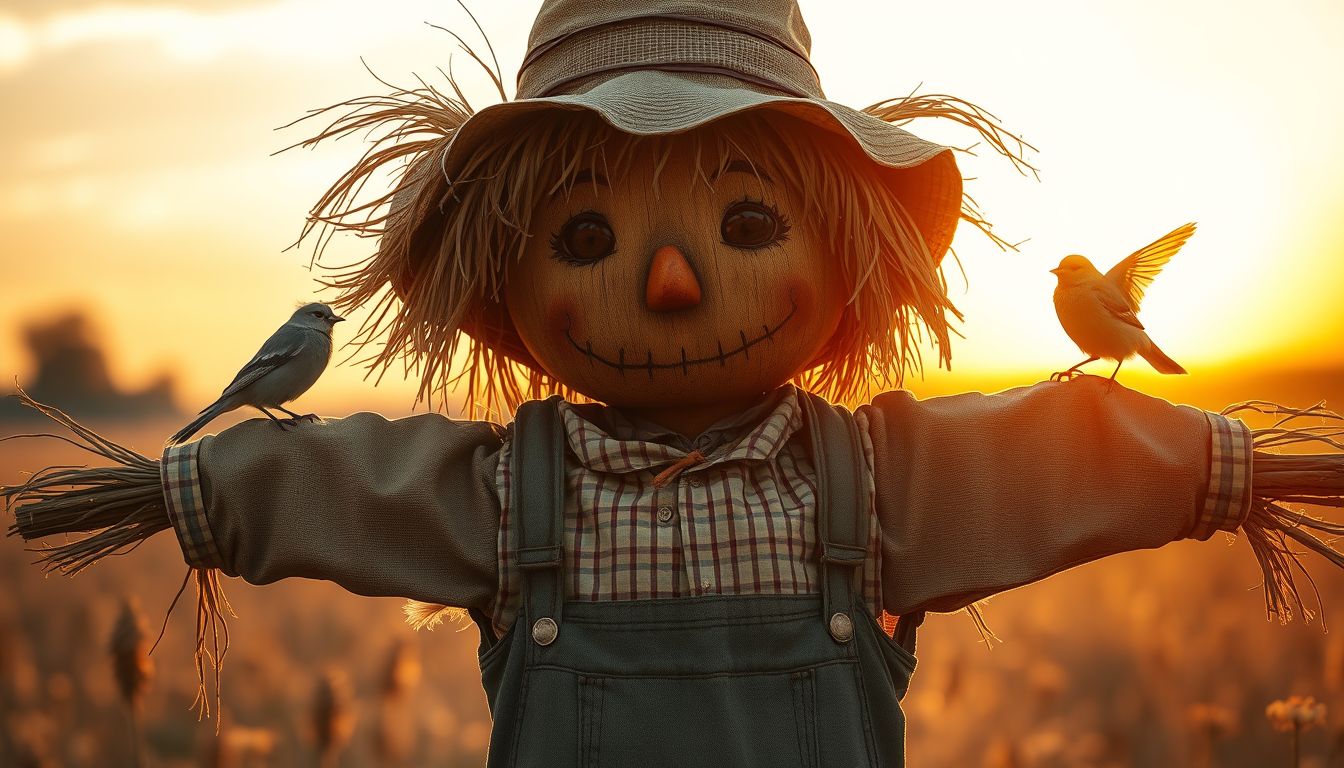 A szerető madárijesztő az elfogadás és védelem jelképe.