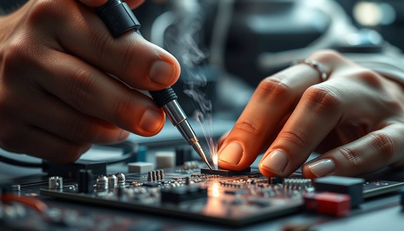 Álmodban a forrasztás hibája bizonytalan helyzetet jelképez.