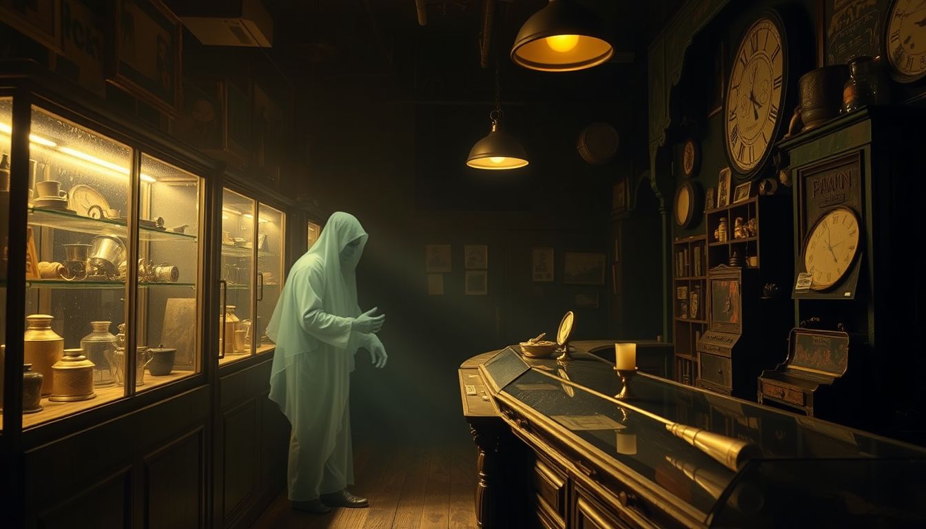 A 30. Szellem a zálogházban álom a múltra utal.