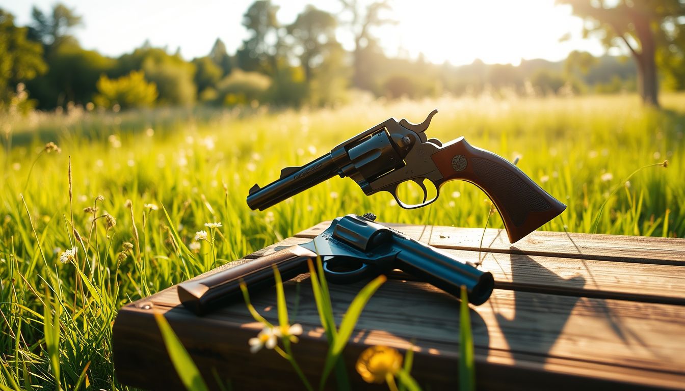 A revolver békés álomban rejtett belső feszültséget jelezhet.
