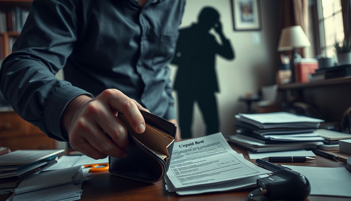 Álom az albérlőről pénzügyi félelmek és bizalomvesztés jele.