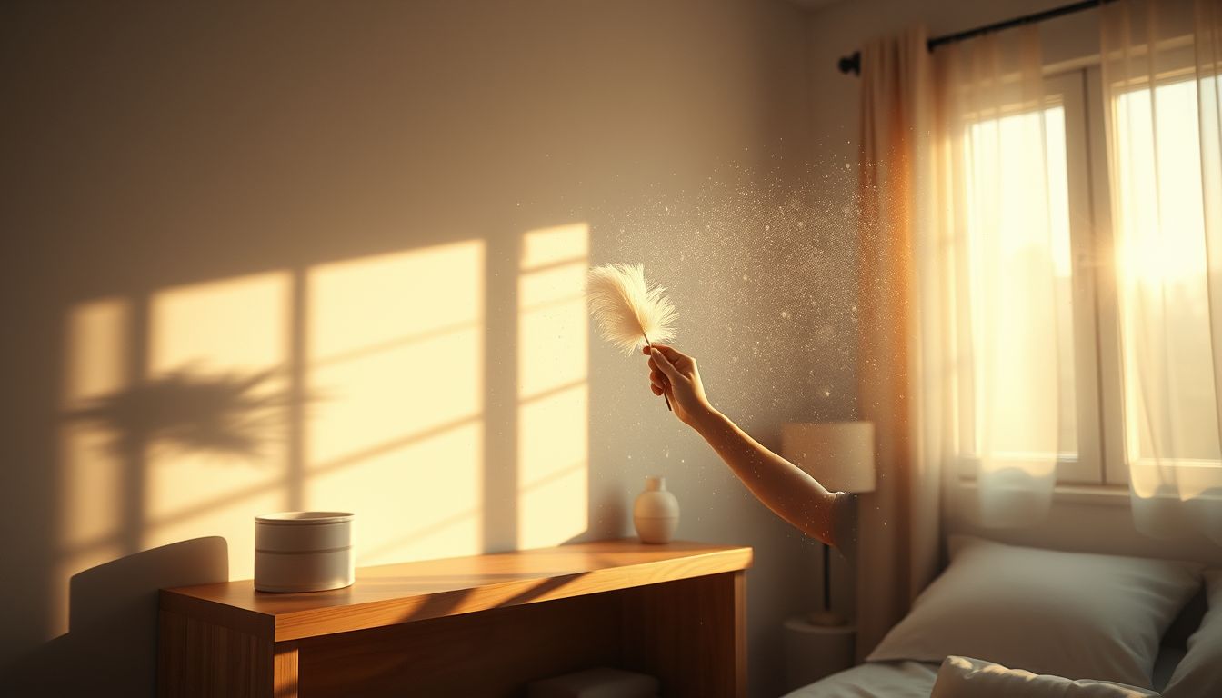 A por eltakarítása álomban belső tisztulást jelképez.