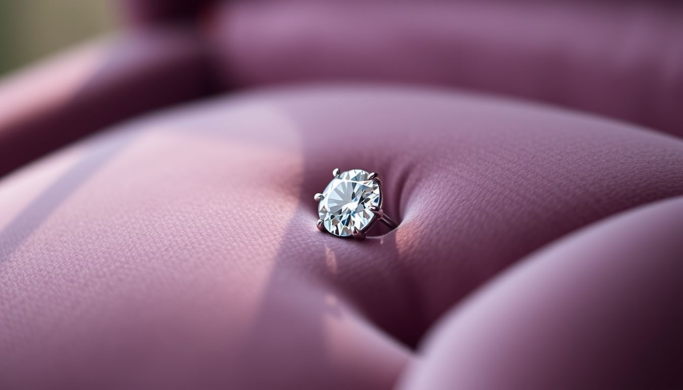 A gyémánt fülbevaló álmok a hűség és tartósság szimbólumai.