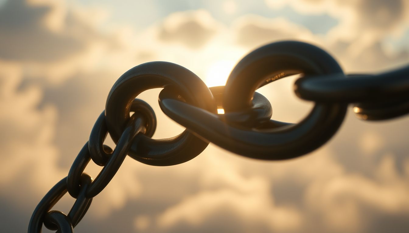 A láncszem álmok az élet összekapcsolódását jelzik.