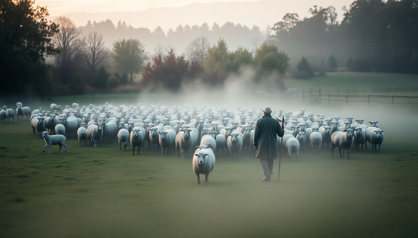 A nyáj békés vagy zaklatott állapota álmaink üzenetét formálja.