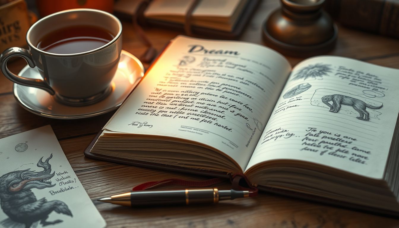 Az álomnapló segíti az álmok rejtett jelentéseinek feltárását.