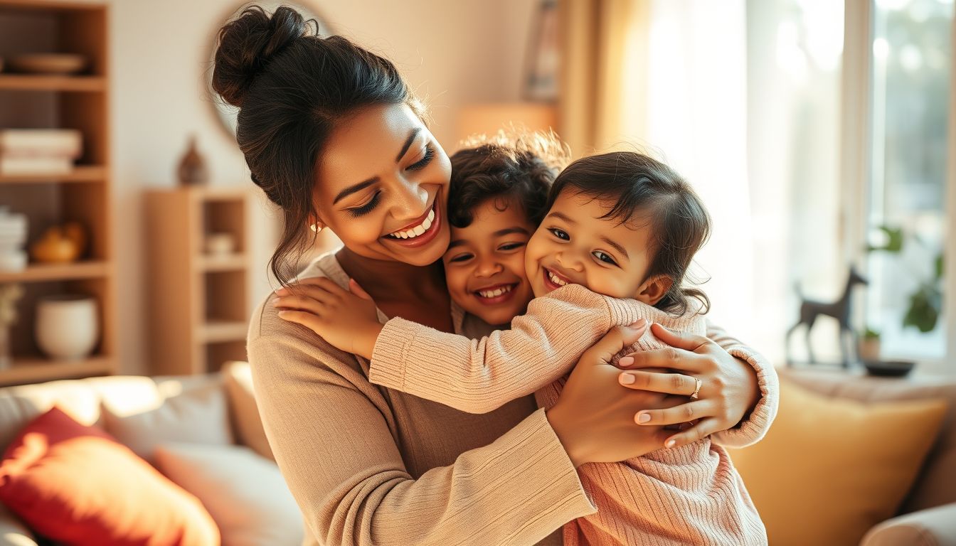 Az anya jelenléte álomban boldogságot és biztonságot jelent.
