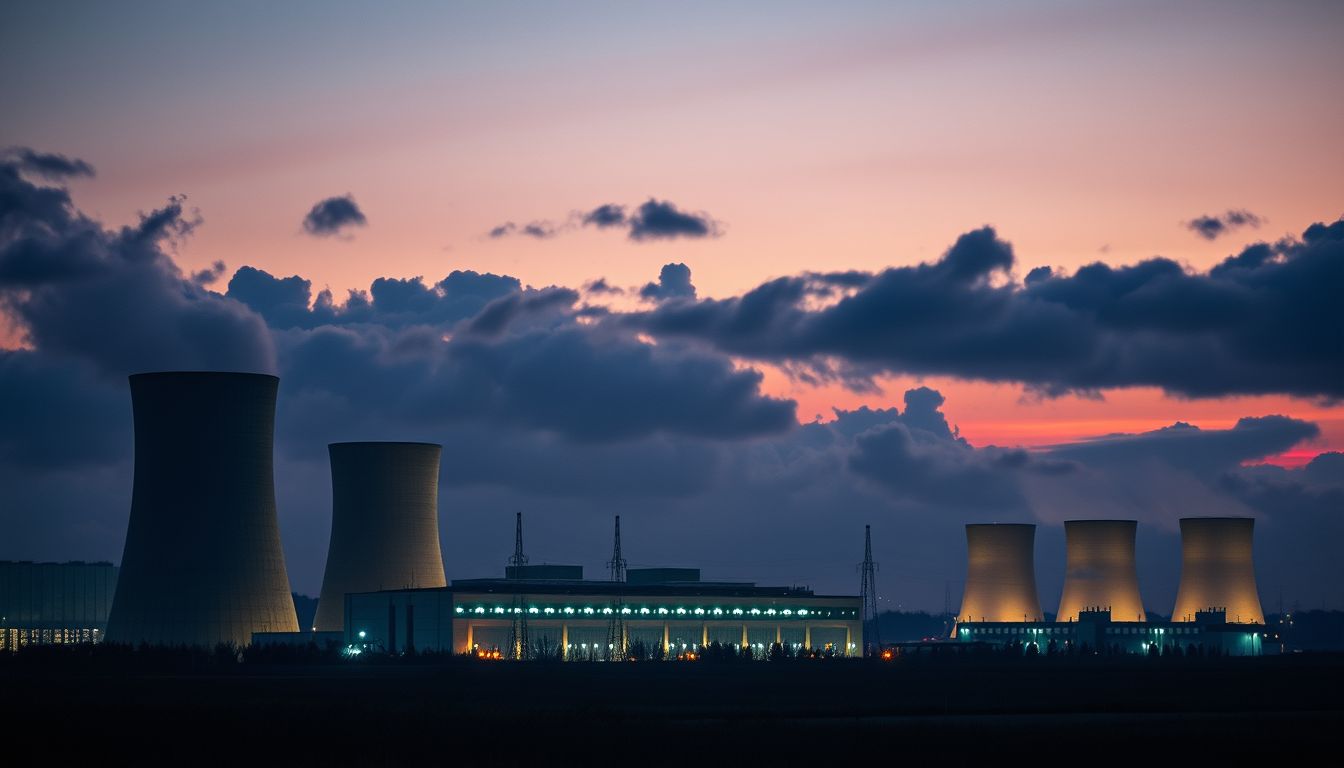 Az atomerőmű az álomban a rejtett hatalom jelképe.