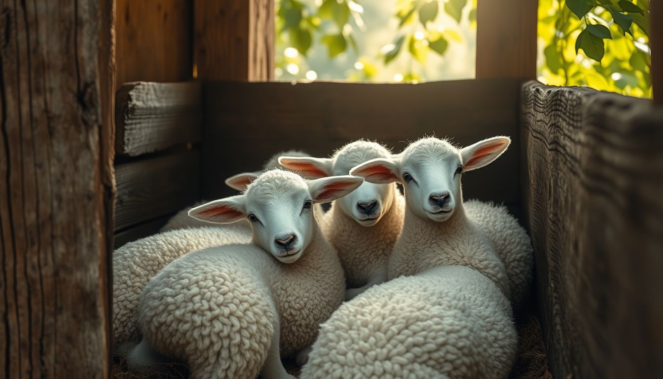 A bárányok a biztonság és ártatlanság szimbólumai álmainkban.