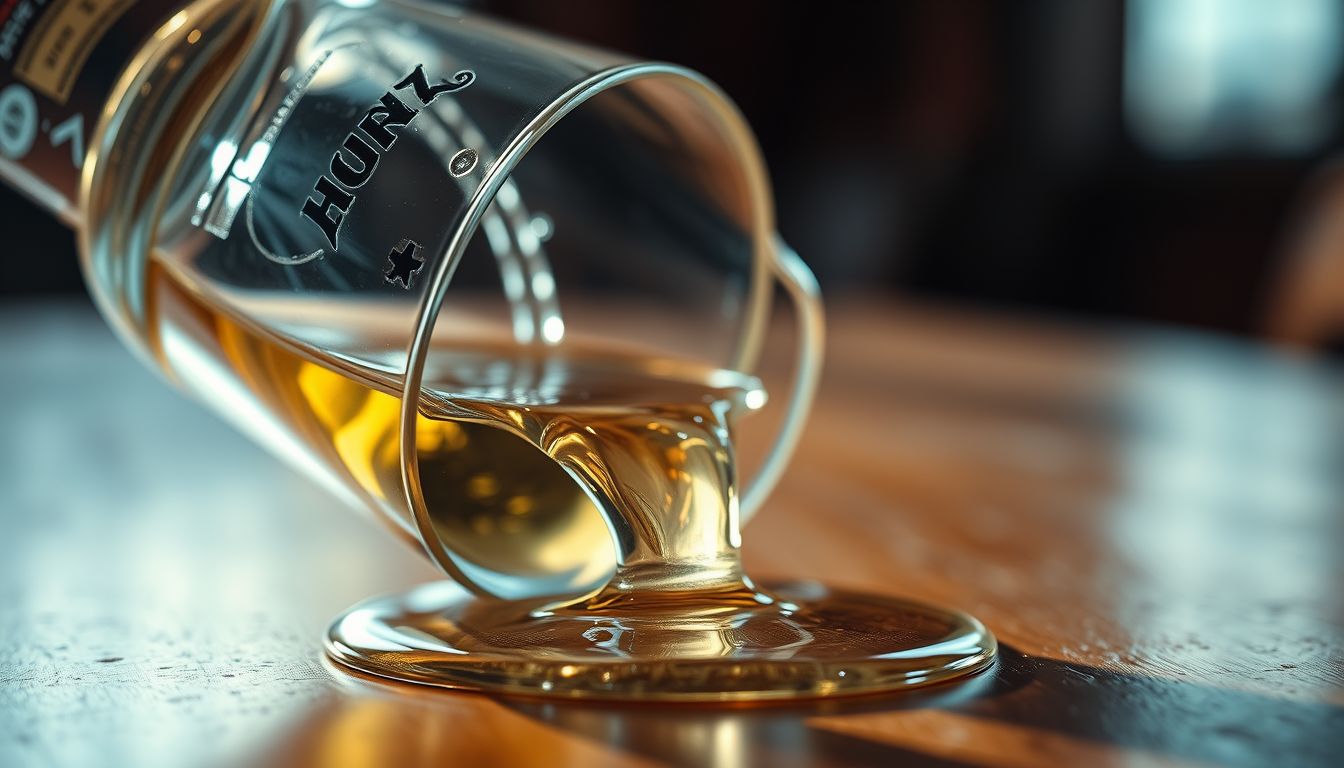 A borszesz kiömlése álomban elpazarolt értékekről árulkodik.