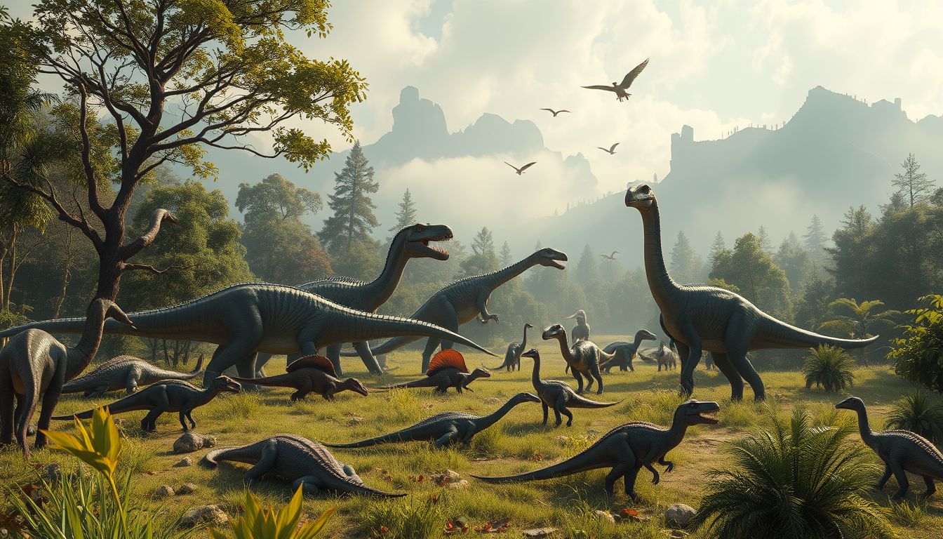 A dinoszauruszok álmokban a múlt titkait tárják fel.
