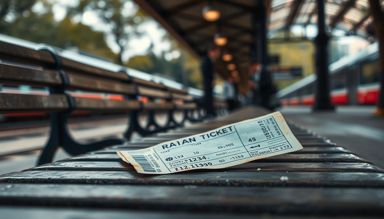 Az elveszett vonatjegy az irányvesztett élethelyzet jelképe.