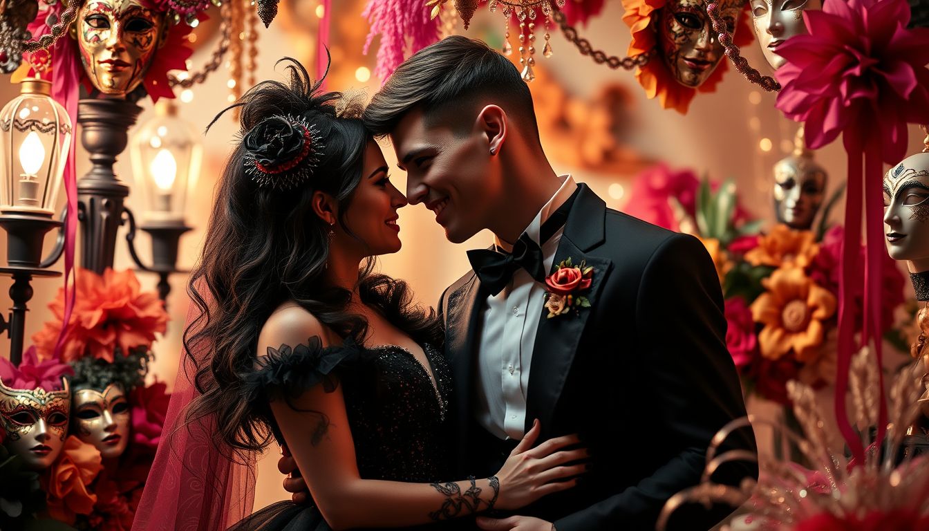 A farsangi szerelmes álom új kapcsolatok kezdőpontját jelzi.